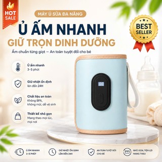 Túi Hâm Ủ Bình Sữa điều chỉnh nhiệt độ di Động Cho Bé USB Giữ Nhiệt Thông Minh Đa Năng Chống Nước TĐ002