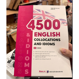 Sách - Tiếng Anh 4500 English Collocation and Idioms cô Trang Anh (Sách ID Moon)