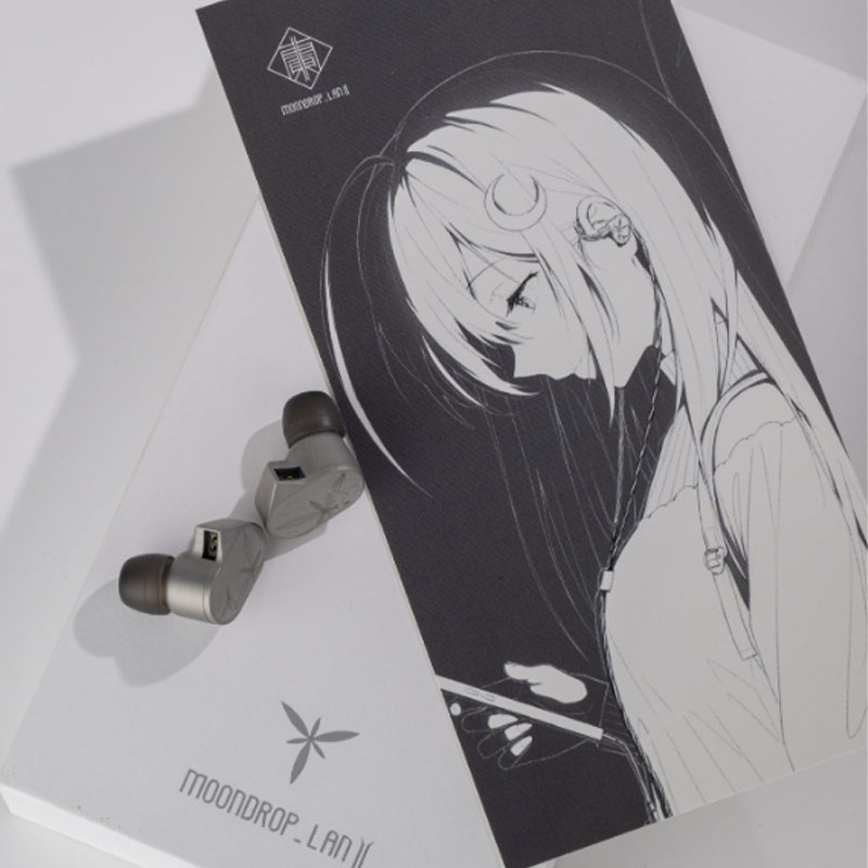 Tai Nghe Có Dây Moondrop Lan II Nhét Tai Âm Thanh Hifi, Connector 2 Pin, Âm Thanh Chất Lượng Cao- Bả