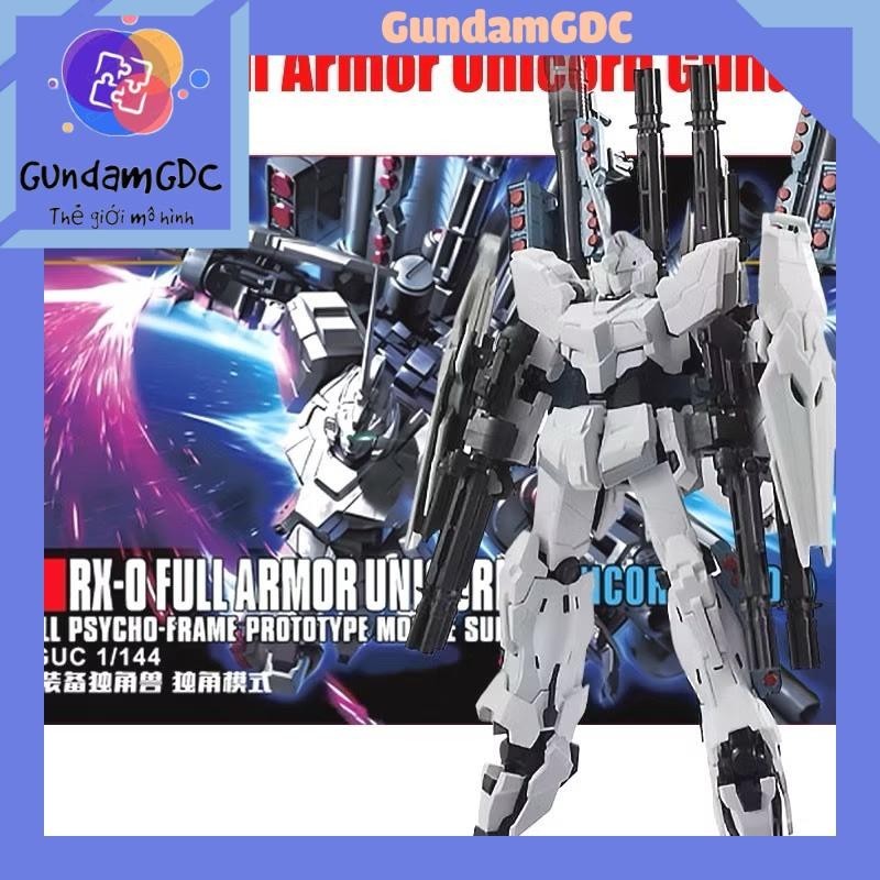 Mô Hình Lắp Ráp HG RX-0 Full Armor Unicorn (Unicorn Mode) BL 156
