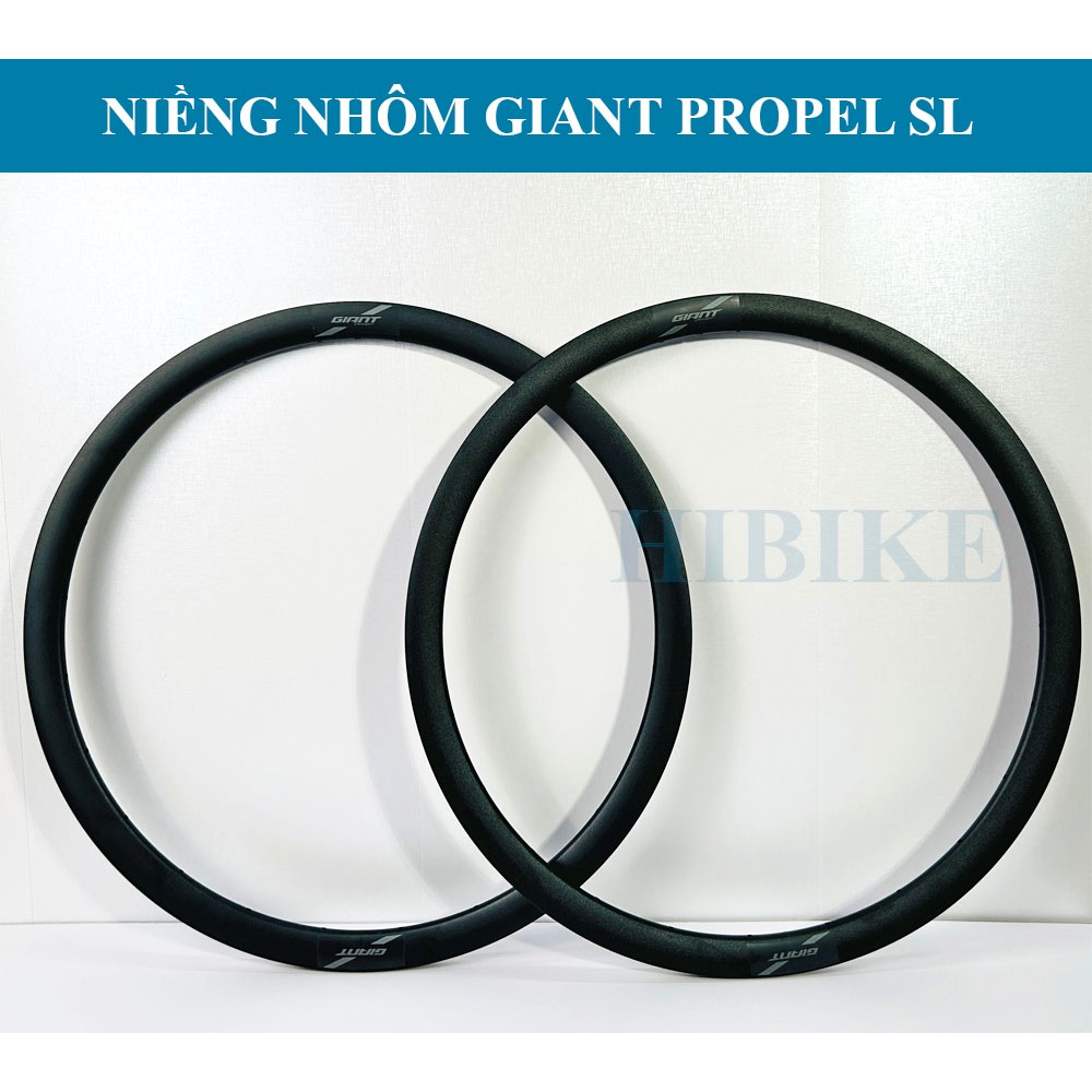 Niềng Nhôm Xe Đạp Giant Propel SL 700C 24 Lỗ 35mm - Phanh Đĩa Vành Xe Đạp