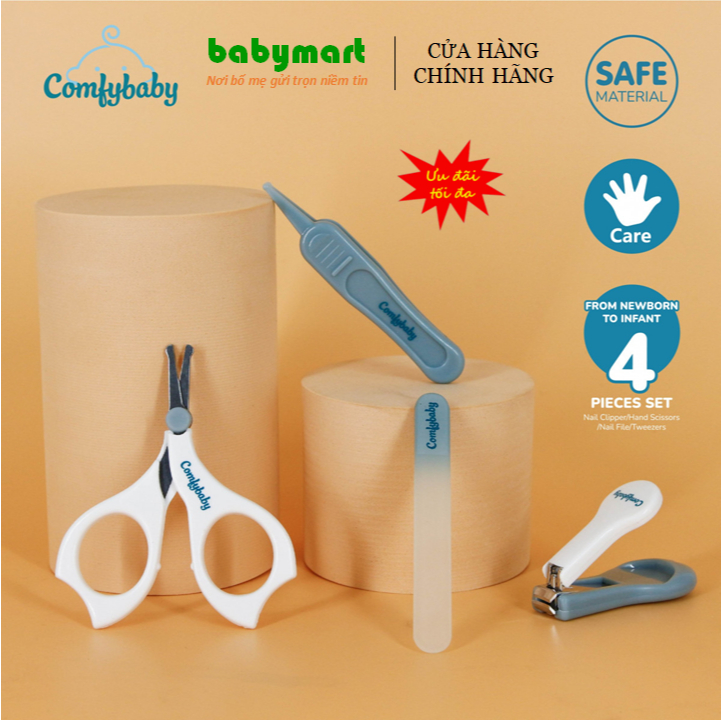 Bộ cắt giũa móng 4 trong 1 cho bé ComfyBaby BM1