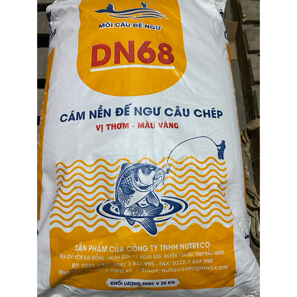 Cám DN68 chuyên chép , phù hợp câu dịch vụ , tự nhiên hương thơm vani , sữa non thu hút đặc biệt với