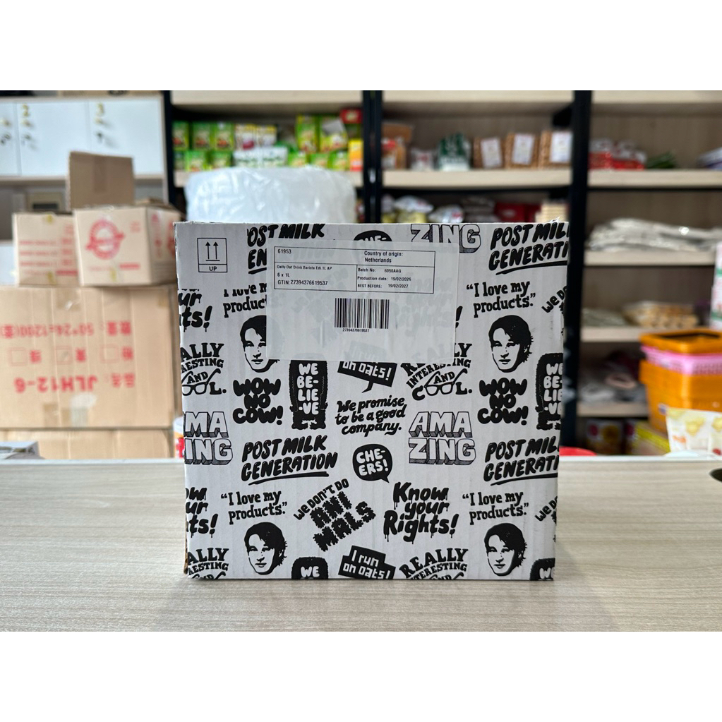 (date mới 2027) Thùng 6 hộp sữa yến mạch Oatly 1L