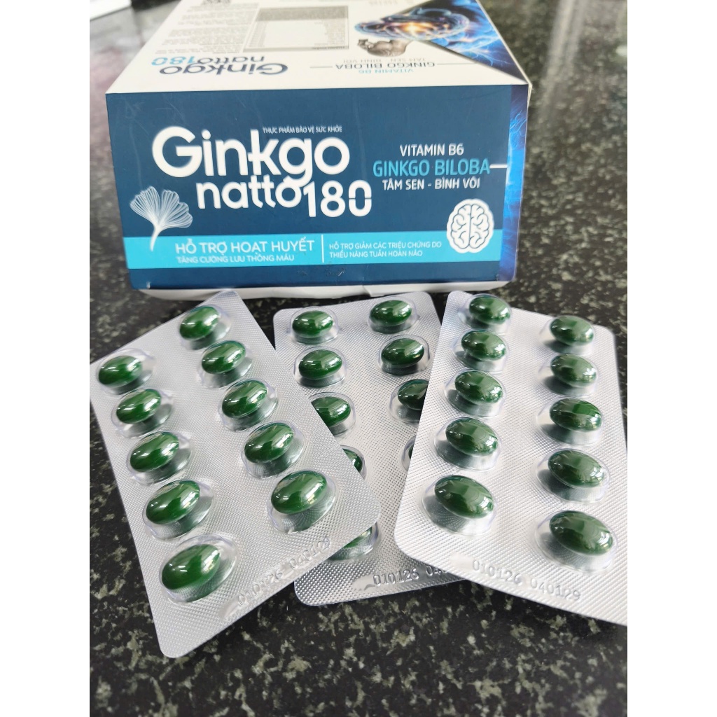 Hoạt Huyết Bổ Não Ginkgo Natto 180