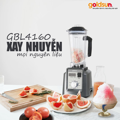Máy Xay Sinh Tố Công Nghiệp Goldsun GBL4160 Công Suất 2500W Dung Tích 2L Với 7 Chế Độ Xay Tự Động