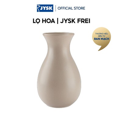 Lọ hoa | JYSK FREI | gốm | xám | Ø16xC26cm
