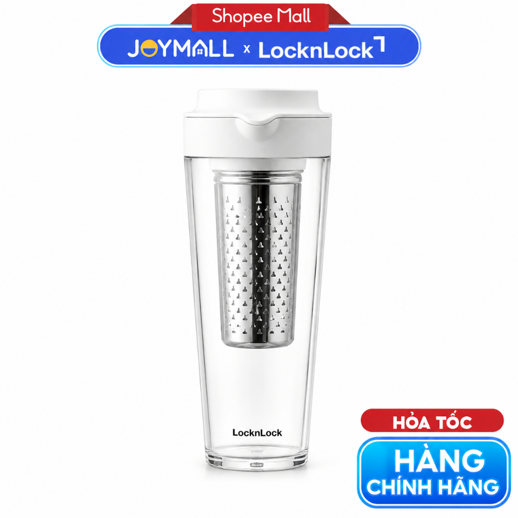 Ly Nhựa LocknLock Table Jug HAP515WHT 1.1L, Hàng Chính Hãng, Có Lõi Lọc Thép Không Gỉ  - JoyMall