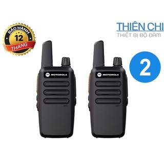 Bộ 2 Máy bộ đàm Motorola T62 ( Thiết Kế Nhỏ Gọn, Loa Siêu To, Sạc Cổng Type C, Cự Ly 1-3km, Bảo Hành 12 Tháng )