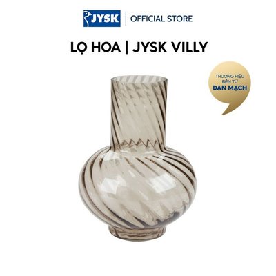 Lọ hoa | JYSK VILLY | thuỷ tinh | xám | Ø17xC23cm