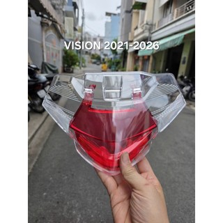 Chụp đèn hậu VISION 2014 - 2026 ( SP gồm: 1 cái chụp lớn màu trắng và 1 cái chụp nhỏ màu đỏ )