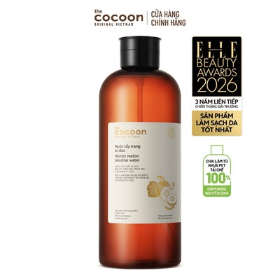 Supersize - Nước tẩy trang bí đao Cocoon tẩy sạch makeup & giảm dầu 1000ml