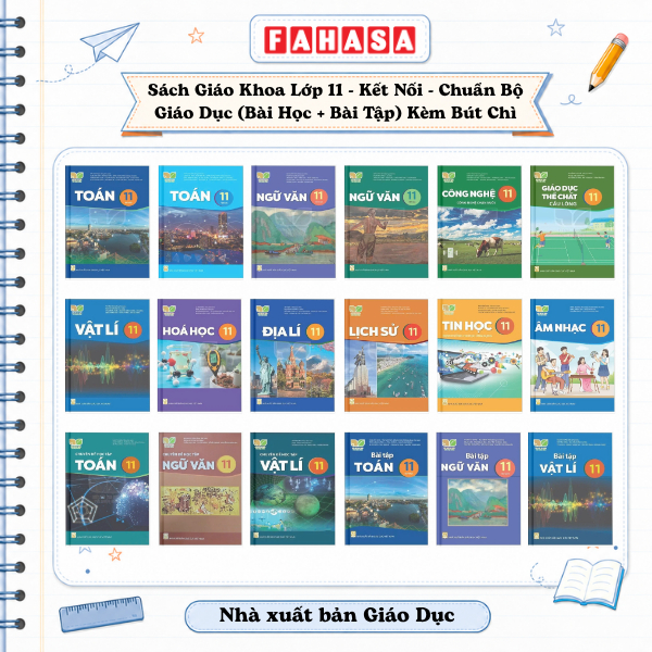 Sách Giáo Khoa Lớp 11 - Kết Nối - Chuẩn Bộ Giáo Dục (Bài Học + Bài Tập) Kèm Bút Chì