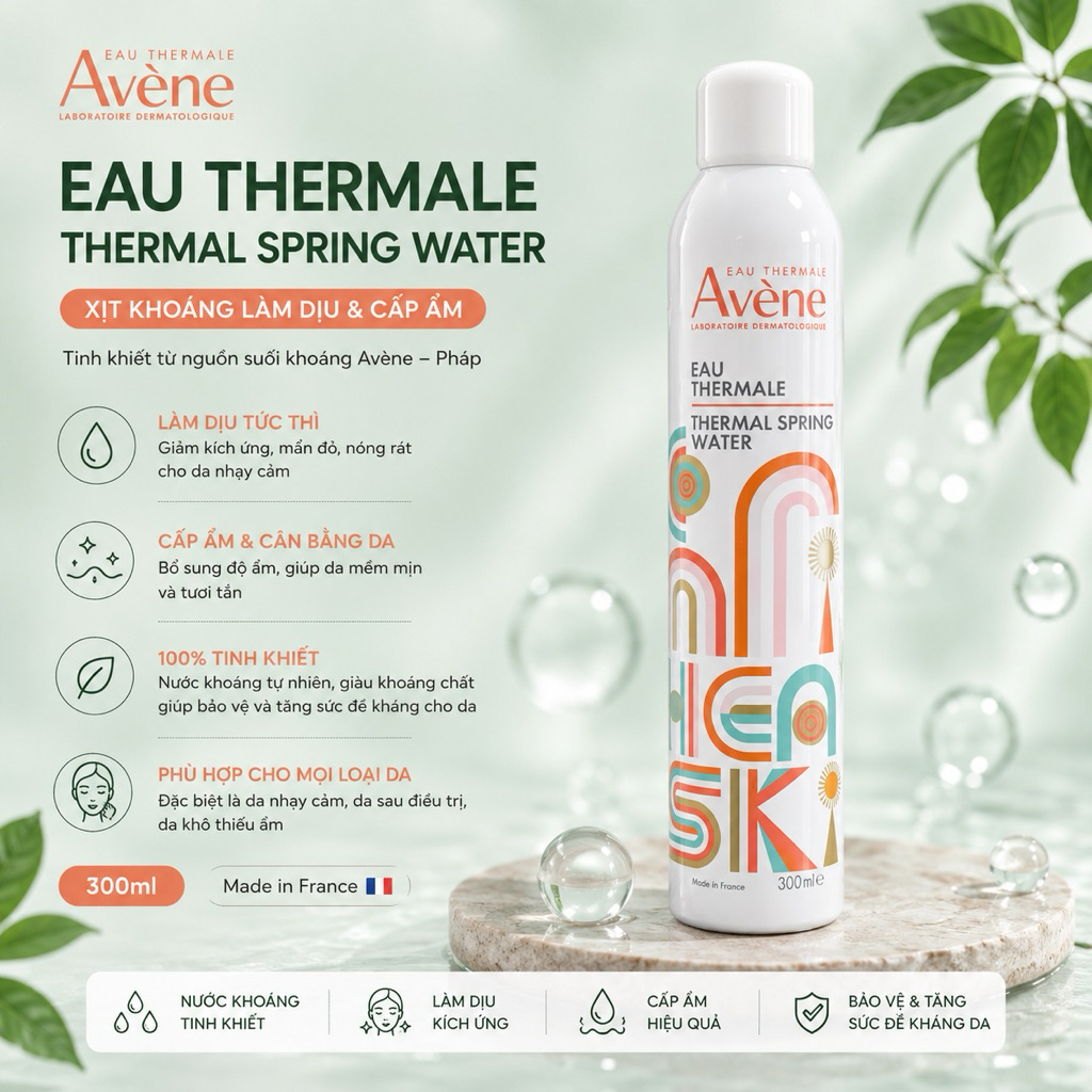 Xịt Khoáng Avène Thermal Spring water 300ml