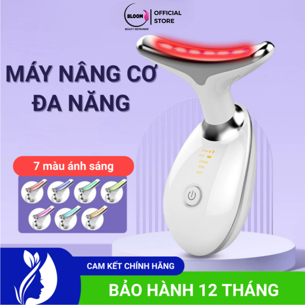 Máy Nâng Cơ Mặt ES-1081 EMS LED Photon Đẩy Tinh Chất Massage Mặt Căng Bóng Trẻ Hóa Da Xóa Nhăn