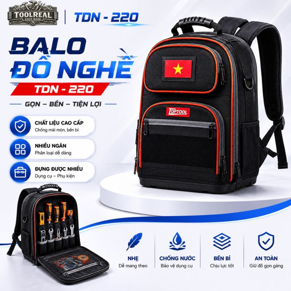 Balo đồ nghề EASEMAN cao cấp Balo đựng đồ nghề cơ khí sửa chữa điện nước, camera, thạch cao đế nhựa 