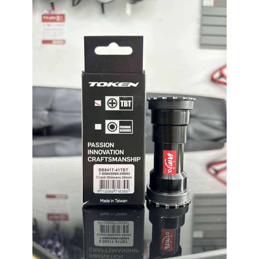 Trục giữa xe đạp Token BB841T-41TBT/ BB841T-41 Premium