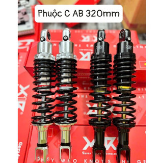 Phuộc X1r dòng C mẫu Daytona gắn Wave Dream Future AB Vario Click Vision Shmode