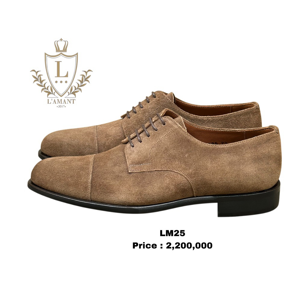 [ SALE ] Giày tây nam Derby da nhung LM25 [ L'AMANT ]