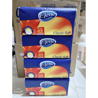 Khăn Giấy Rút Lụa Elene 260 Tờ - Bột Giấy Tự Nhiên Dịu Nhẹ, Mềm Mại Cho Làn Da