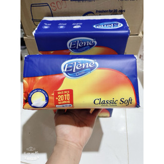 Khăn Giấy Rút Lụa Elene 260 Tờ - Bột Giấy Tự Nhiên Dịu Nhẹ, Mềm Mại Cho Làn Da