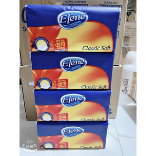 Khăn Giấy Rút Lụa Elene 260 Tờ - Bột Giấy Tự Nhiên Dịu Nhẹ, Mềm Mại Cho Làn Da