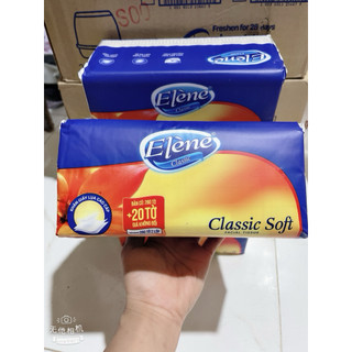 Khăn Giấy Rút Lụa Elene 260 Tờ - Bột Giấy Tự Nhiên Dịu Nhẹ, Mềm Mại Cho Làn Da