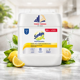 Nước Rửa Chén Sunlight Chanh Can 9.5kg Nước Rửa Chén Chuyên Dụng