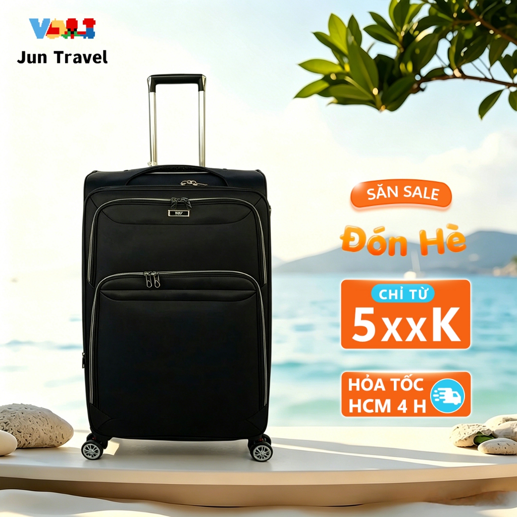 Vali vải,Vali vải chất lượng cao,Vali du lịch, Vali vải nhẹ thời trang, Giá rẻ, size20 / 24 / 28 88