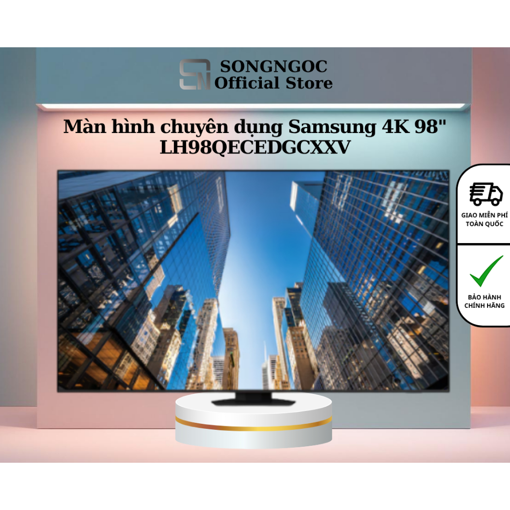 LH98QECEDGCXXV - Màn hình chuyên dụng Samsung 4K 98 inch