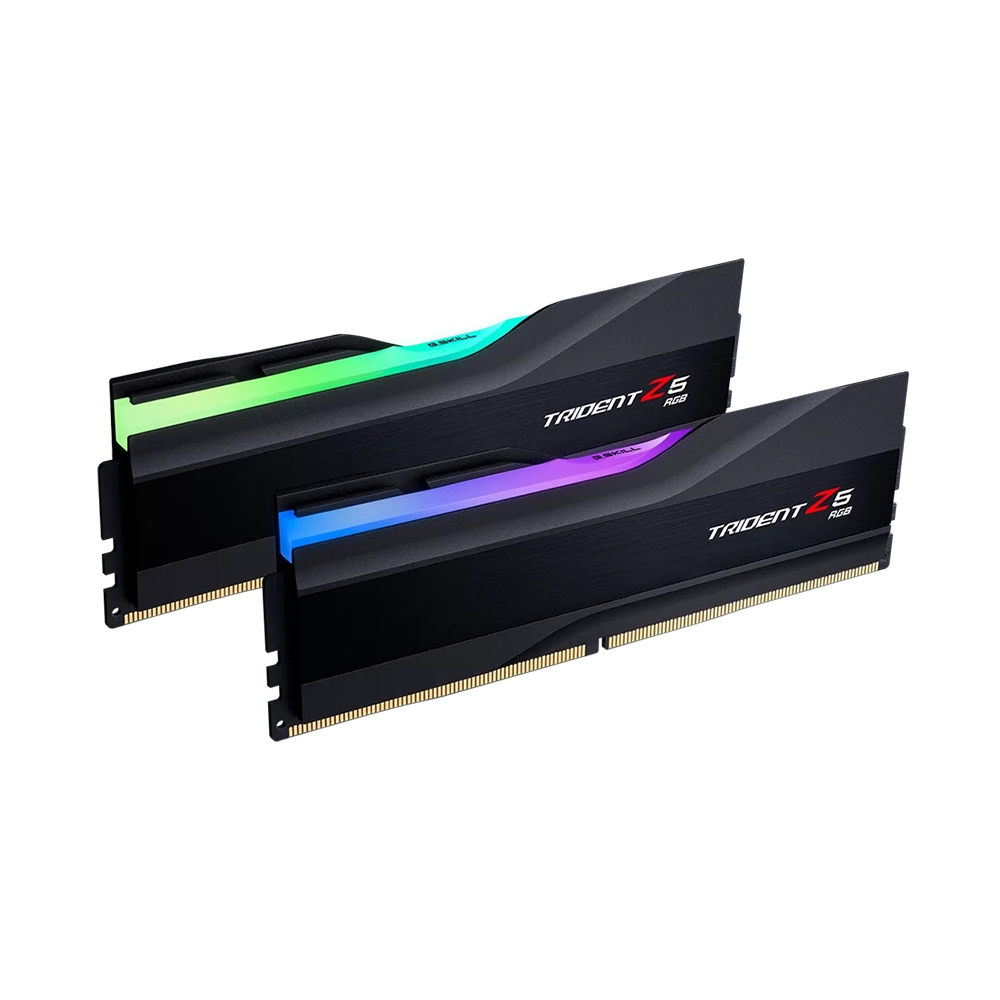 RAM GSKILL TRIDENT Z5 BLACK SILVER/BLACK RGB (XMP 3.0+EXPO) (BỘ 16GX2) DR5 32G BUSS 6000 NEW
