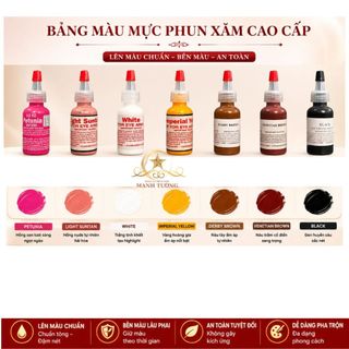 mục phun xăm  mý nhựa chính hãng 15ml