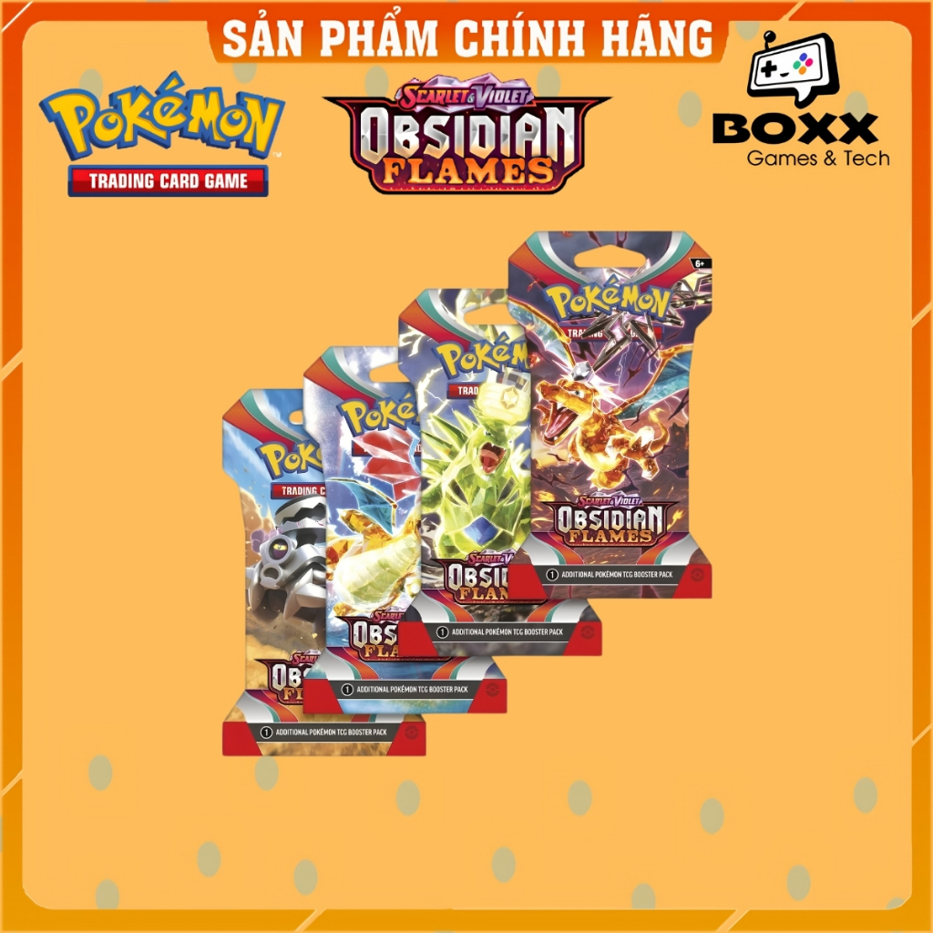 Pokemon TCG: Scarlet & Violet - Obsidian Flames Sleeved Booster Pack