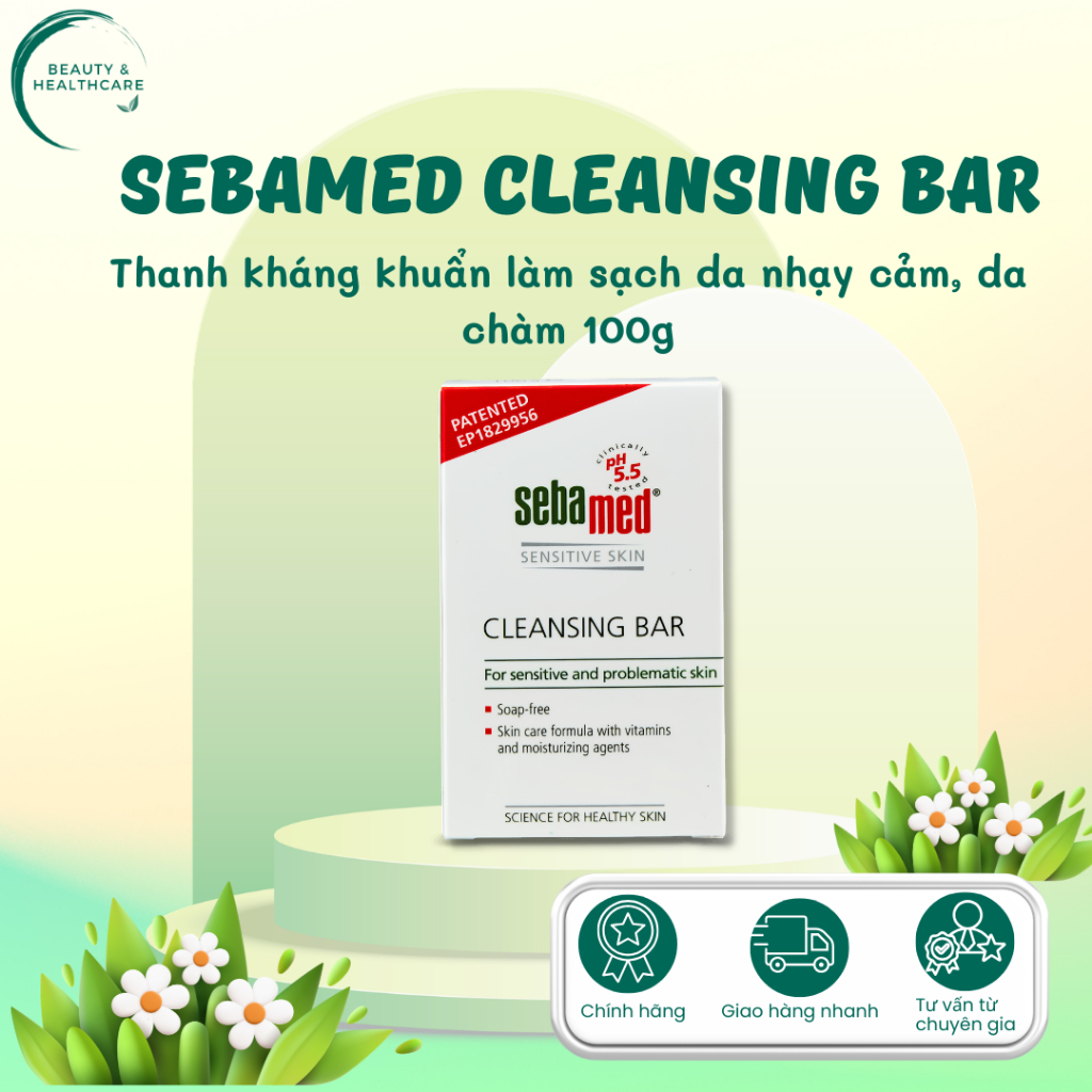 ✅ [CHÍNH HÃNG]  Thanh kháng khuẩn Sebamed pH 5.5