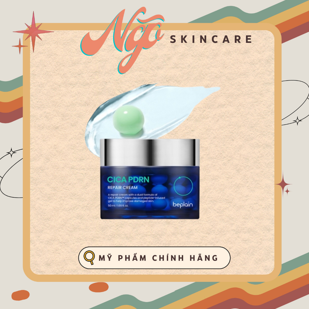 Cica PDRN Repair Cream Beplain - Kem Dưỡng Chăm Sóc Da 50ml