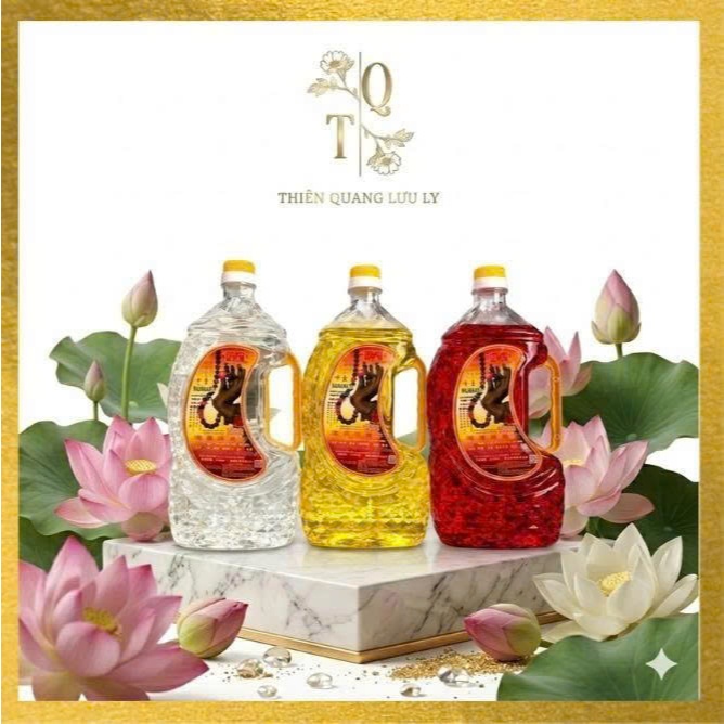 1 Thùng 6 chai 1,3 kg (1,8 Lít) Dầu Đèn Thiên Quang Lưu Ly