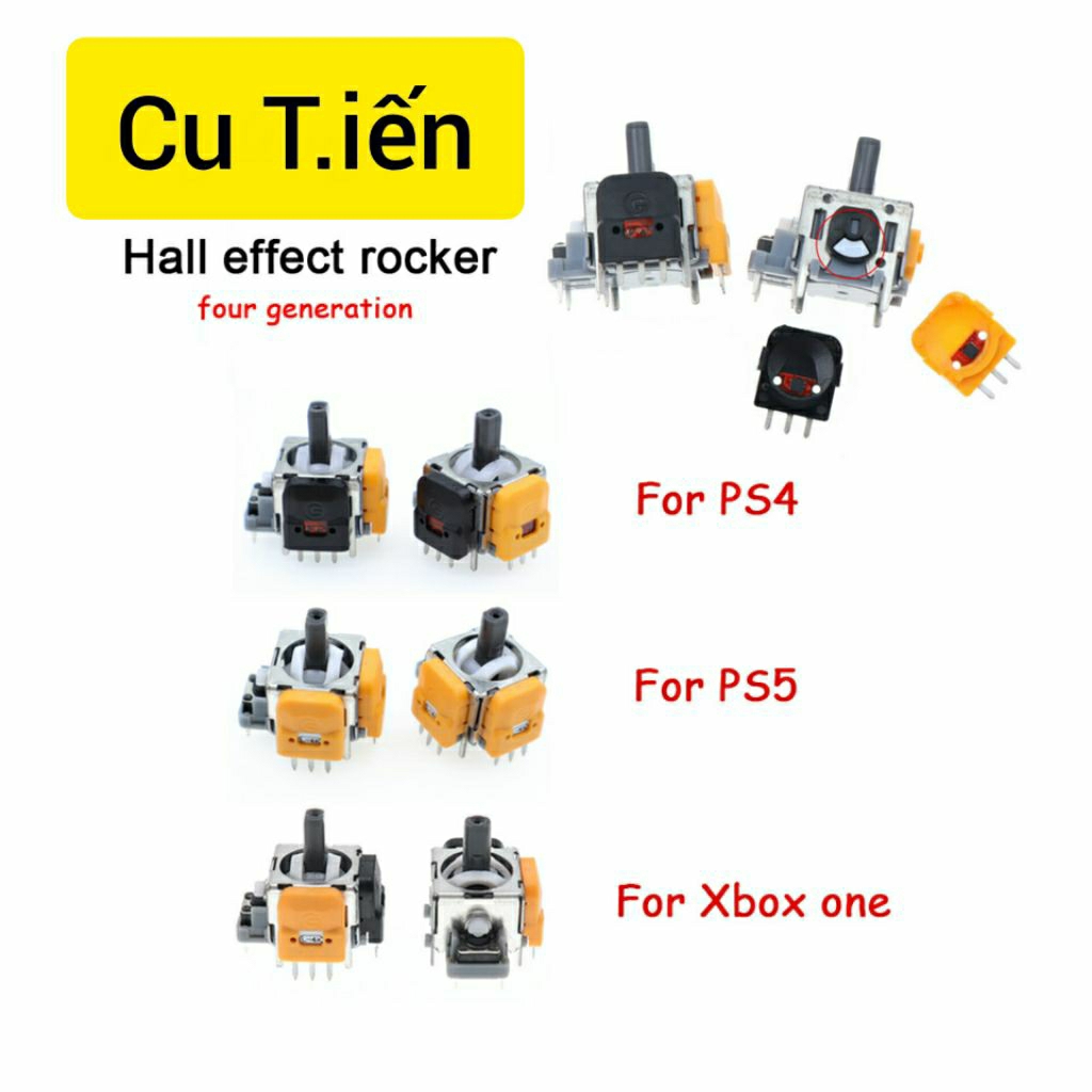 (Thanh lý)Set 1 củ analog hall effect tay cầm Ps4 Ps5 XboxOne đời mới Analog tay game PS XBOX ONE