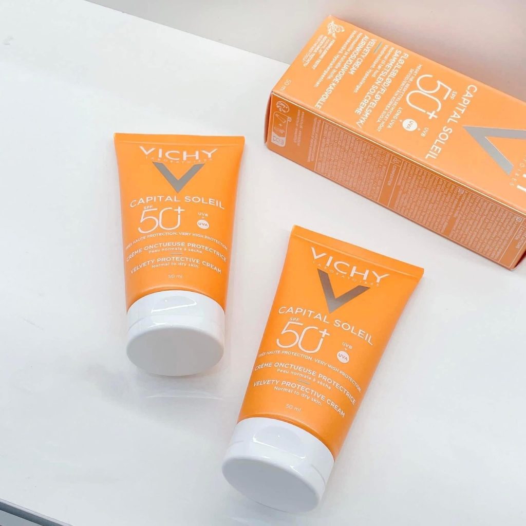 Kem chống nắng Vichy - 𝐕𝐈𝐂𝐇𝐘 𝐂𝐚𝐩𝐢𝐭𝐚𝐥 𝐒𝐨𝐥𝐞𝐢𝐥 𝐀𝐧𝐭𝐢-𝐒𝐡𝐢𝐧𝐞 SPF 50⁺ PA+++