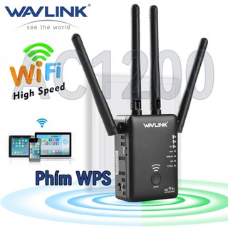 Bộ Mở Rộng Sóng WiFi Wavlink Băng Tần Kép AC1200 AX3000 WiFi 6 - Repeater/AP/Router Phủ 2000m²