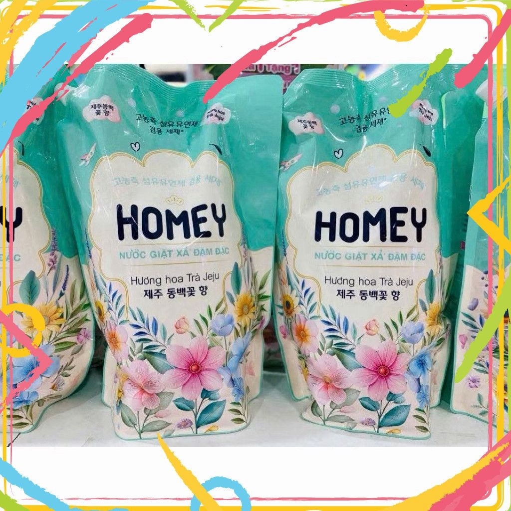 Thùng 4 Túi Nước Giặt Homey 3,1kg