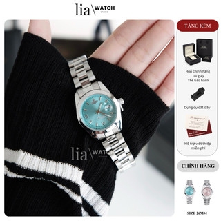 [LiaWatch] - Hàng chính hãng- Đồng hồ nữ Scottie The Lennon full box hãng thiết kế màu xanh biển sang trọng