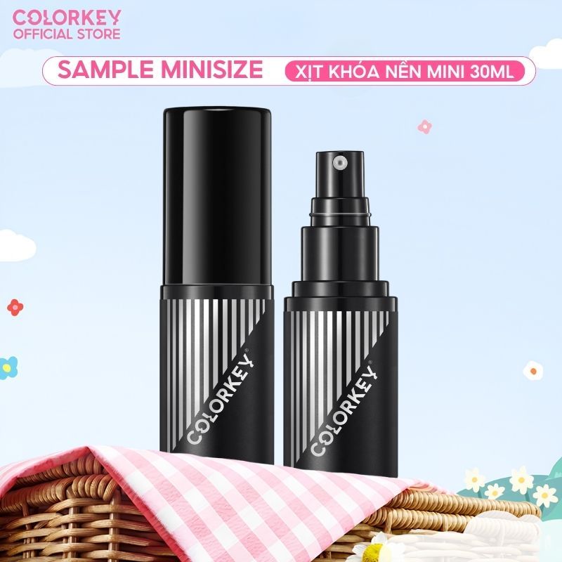 Xịt Khóa Đen COLORKEY Tia Sương Mềm Mại Giúp Khóa Chặt Lớp Trang Điểm Phù Hợp Mọi Loại Da 30ml
