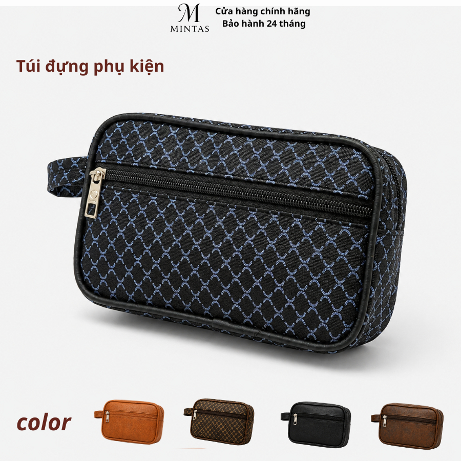 Túi đựng phụ kiện da cao cấp  Mta.277 nhiều màu sắc.