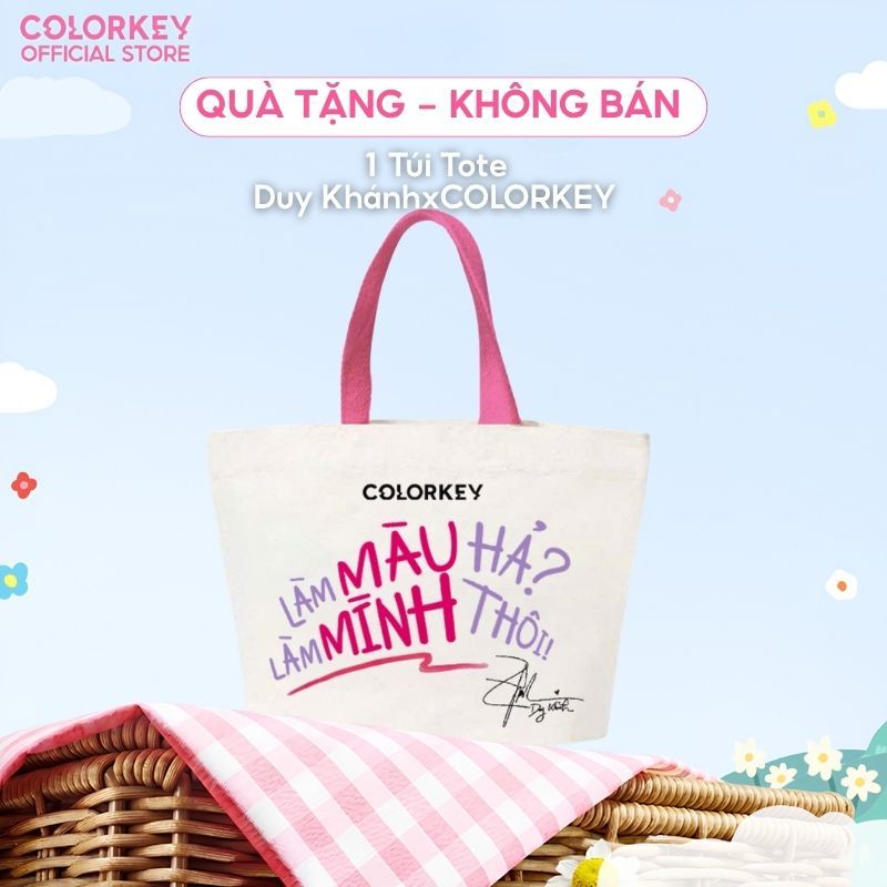 [QUÀ TẶNG - KHÔNG BÁN] COMBO 1 Túi Tote Duy Khánh Zhou Zhou x COLORKEY