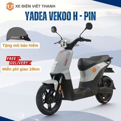 [Nhận tại HCM] Xe máy điện YADEA Vekoo H - pin cao cấp tháo rời được - kết nối app thông minh