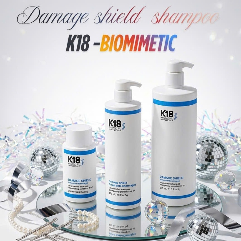 Gội xả K18 bảo vệ pH- DAMAGE SHIELD protective shampoo 250ML-930ML