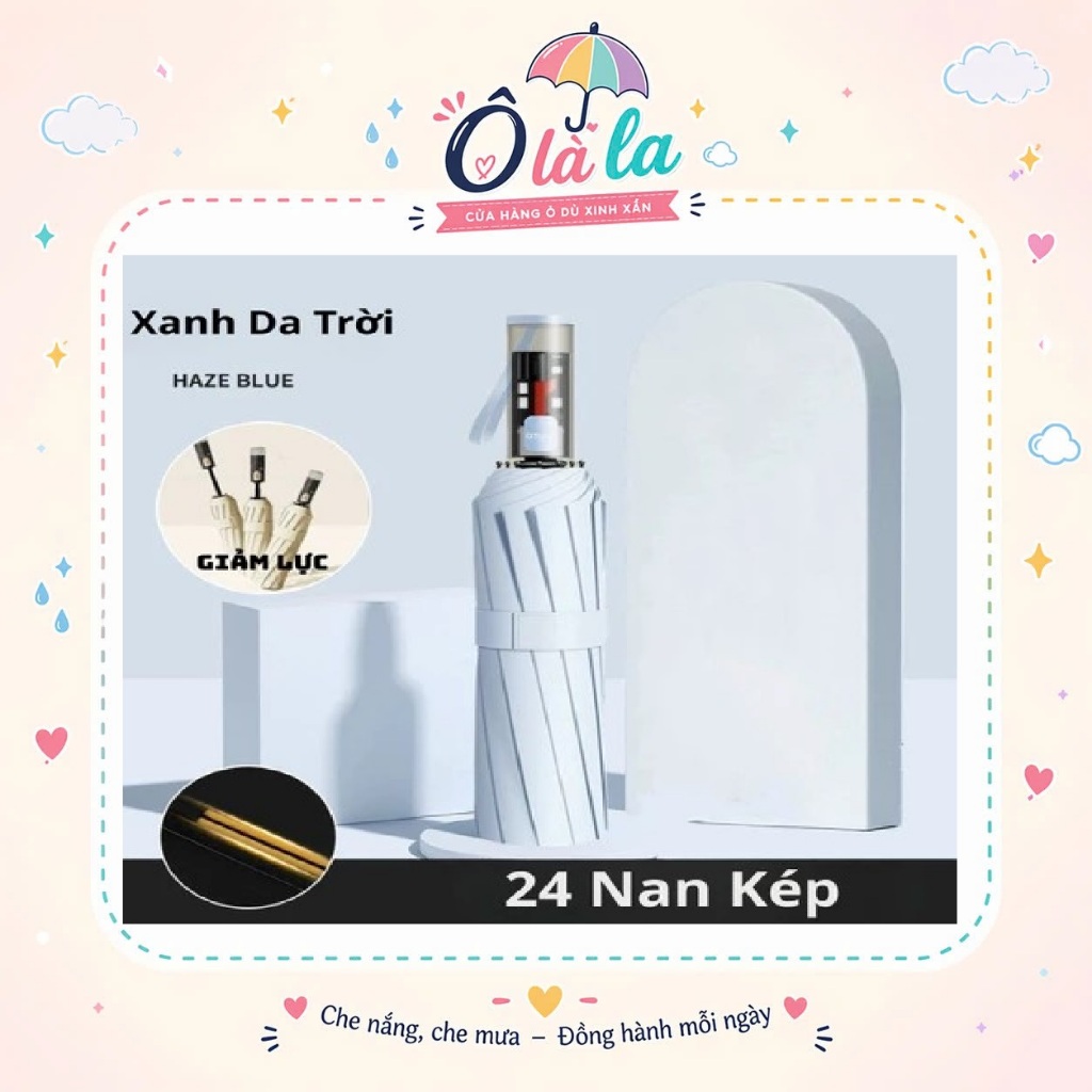 Dù Chống Gió U12 & U72, Thiết Kế Sang Trọng, Khung Nhiều Nan Bền Chắc