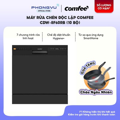 [Shopee Lắp Đặt 0Đ HN HCM] Máy rửa chén Comfee (10 bộ) - Diệt khuẩn Hygiene+ - Sấy Extra Dry - Bảo hành 24 tháng