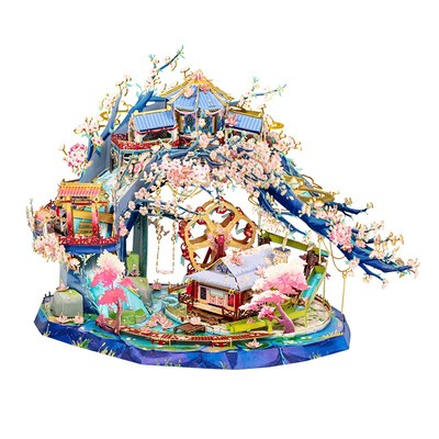 Mô Hình Kim Loại 3D Lắp Ráp MU Peach Blossom Fairyland (247 mảnh) YM-N111 - MP1157