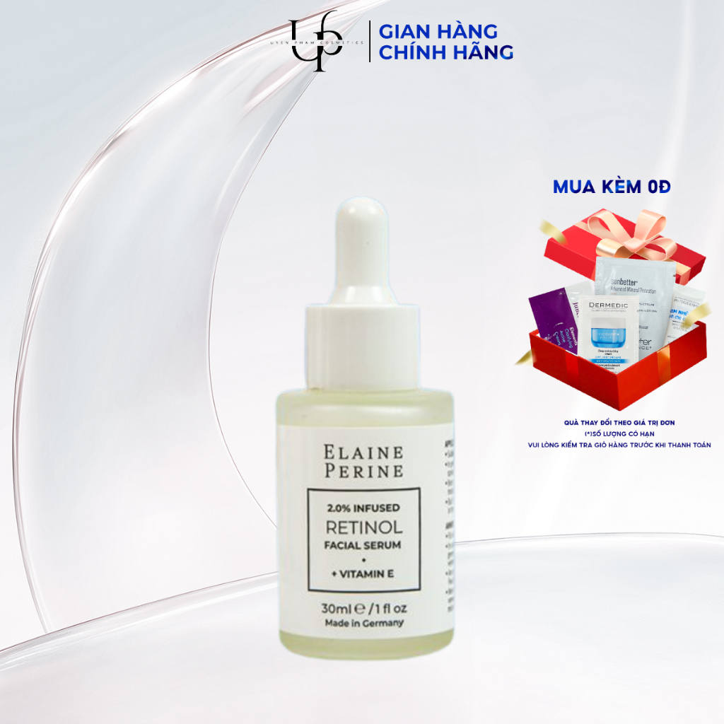[CÔNG TY] ELAINE PERINE 2% Infused Retinol Facial Serum + Vitamin E – Serum Retinol 30ml